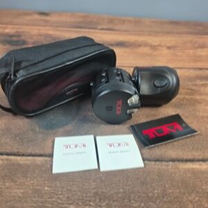 Tumi Modem Electric Kit Travel Adapter Set Black 014361D Multi-Plug Case